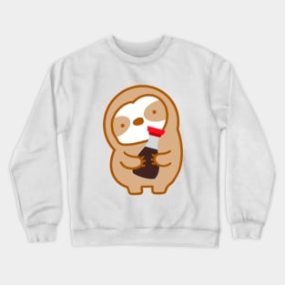 Cute Soy Sauce Sloth Crewneck Sweatshirt